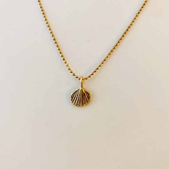 Shell Necklace Catherine Weitzman Gold Vermeil - Picture 3 of 4